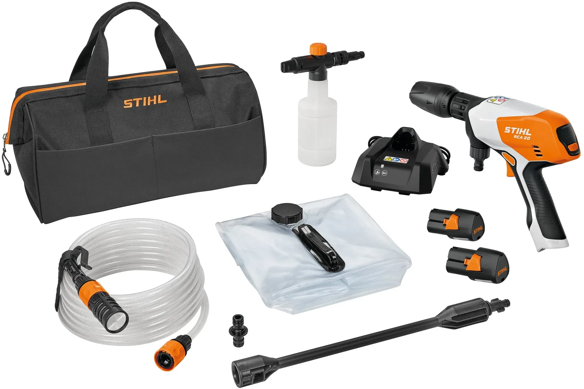 Stihl Akku-Druckreiniger RCA 20 Set mit 2 x AS 2 und AL 1