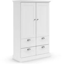 OTTO home Wäscheschrank Motala 83 x 130 x 35 cm Weiß