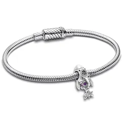 Pandora 68093 Damen-Armband Silber Weltraum Liebes-Rakete Geschenkset, 21 cm