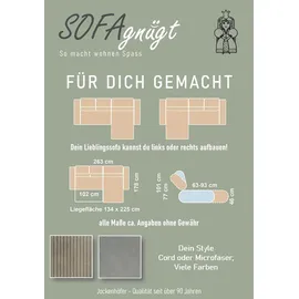 Jockenhöfer Ecksofa JOCKENHÖFER GRUPPE "Cremona L-Form, B: 263 cm, mit 30 cm elektr.