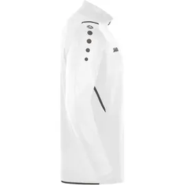 Jako Challenge Sweatshirt mit 1/4-Reißverschluss weiß/anthra light 3XL