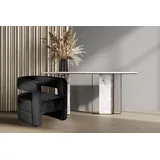 Kayoom Sessel »Venice 125, moderner Cocktail-Sessel«, (1 St.), Lounge-Sessel, Eye-Catcher im Raum, ausgefallene Konstruktion schwarz