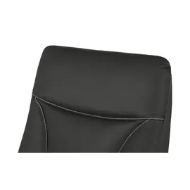 Hukla Fernsehsessel Manuel XL Leder 84 x 108 x 90 cm Schwarz elektrisch