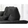W.Schillig Eckcouch Mikrofaser 3-Sitzer Grau