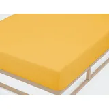 Castell Spannbettlaken Jersey 140 x 200 - 160 x 200 cm gelb