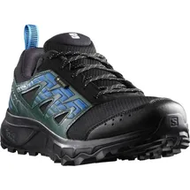Salomon Wander GTX Herren Black/Darkest Spurce/Ibiza Blue 42 2/3