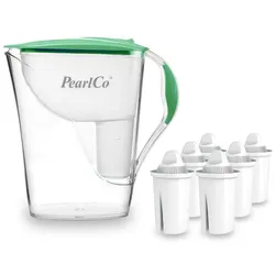 PearlCo Wasserfilter Fashion mint inkl. 6 Universal Filterkartuschen