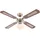 GLOBO Champion 106,6 cm Deckenventilator messing antik/eiche mit Licht