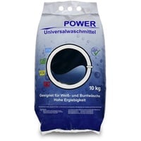 Power Universal Waschmittel 10 kg │Waschpulver für Weiß- und Buntwäsche │ Vollwaschmittel in der Großpackung │ geeignet für Color-Wäsche│ hohe Ergiebigkeit, Pulver reicht für ca. 154 Wäschen