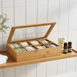 Excellent Houseware Teebeutelbox 32 x 20 x 6,5 cm 1-tlg. transparent