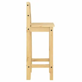 vidaXL 5-tlg. Bar-Set Massivholz Kiefer