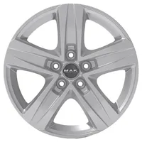 MAK Stone 5 6,5 x 16 5 x 120 ET50 ML65,1 Silber