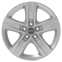 MAK Stone 5 6,5 x 16 5 x 120 ET50 ML65,1 Silber