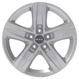 MAK Stone 5 6,5 x 16 5 x 120 ET50 ML65,1 Silber