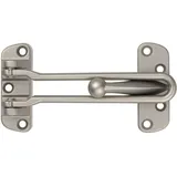 ABUS Sperrbügel SPN110-21W - Sicherheitsriegel für Haustüren und Wohnungstüren - Anwesenheitsschutz verhindert Aufstoßen der Tür - nickel matt