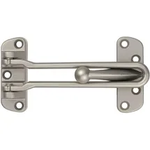 ABUS Sperrbügel SPN110-21W - Sicherheitsriegel für Haustüren und Wohnungstüren - Anwesenheitsschutz verhindert Aufstoßen der Tür - nickel matt