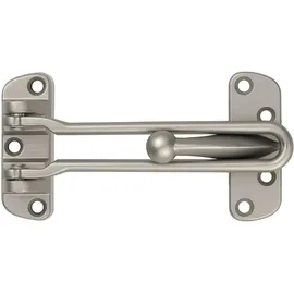 ABUS Sperrbügel SPN110-21W - Sicherheitsriegel für Haustüren und Wohnungstüren - Anwesenheitsschutz verhindert Aufstoßen der Tür - nickel matt