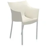 Kartell Dr.No Sessel, Plastik, weiß, 50 x 81.5 x 54 cm