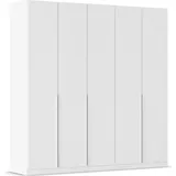 Rauch Drehtürenschrank »Kleiderschrank Schrank Garderobe AGORDO TOPSELLER Schlafzimmer«, (in zwei Griff-Farben mit Dekor- oder Hochglanzfront), durchdachte Innenausstattung, in 6 Breiten und 2 Höhen MADE IN GERMANY, weiß
