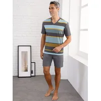 Sieh an! Shorty in anthrazit-aquamarin-ocker | Gr.: 52/54