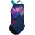 Arena LIT LOGO SWIMSUIT V BACK Blau 152