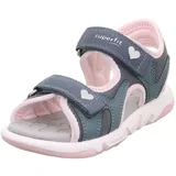 superfit Pebbles Sandale, Blau/Rosa 8000, 28 EU
