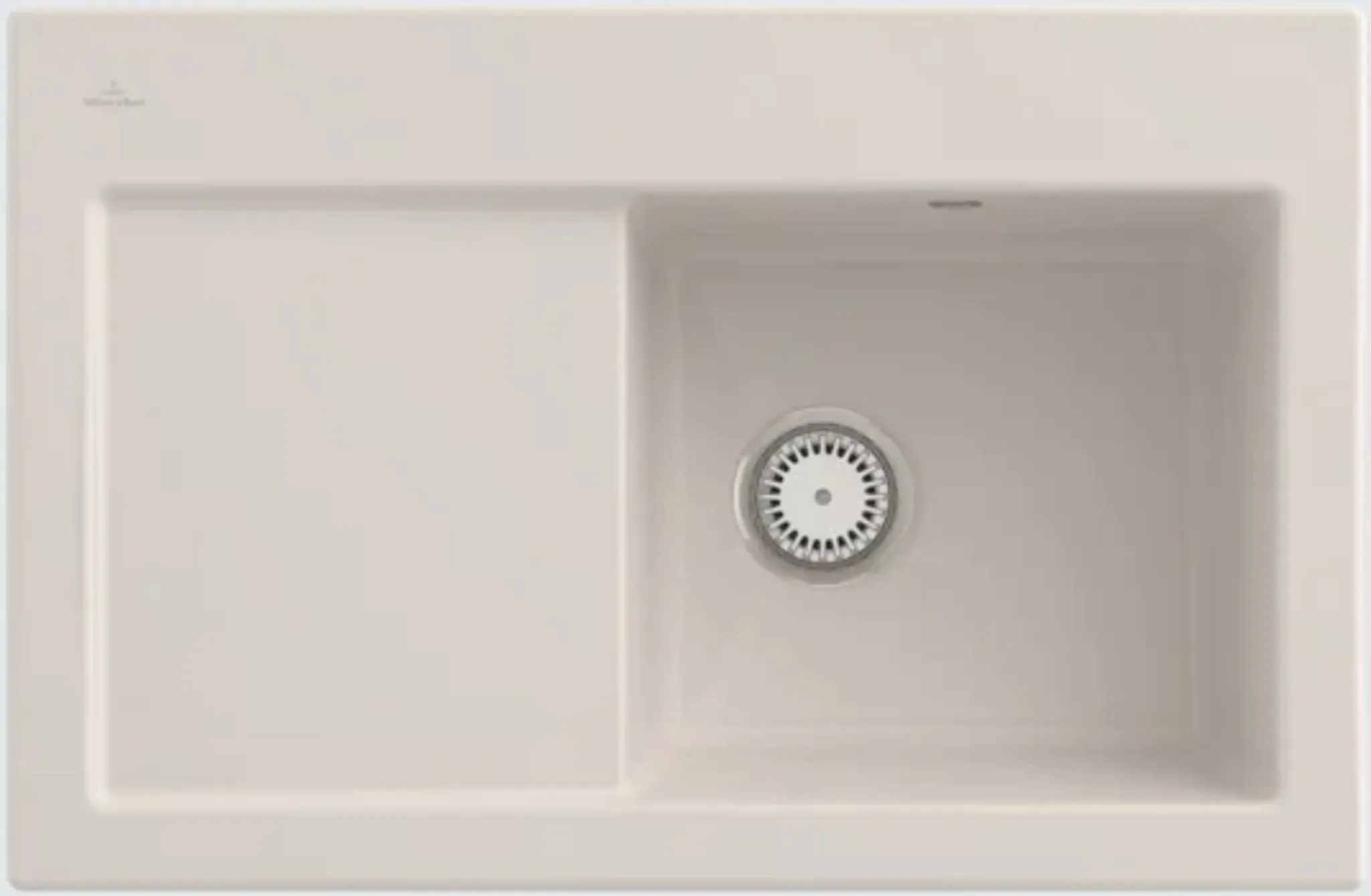 Villeroy & Boch Villeroy&Boch Spülbecken, Küchenspüle Subway 45 Crema 780x510mm