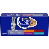 PURINA ONE Katzenfutter für Erwachsene, Mini-Filets in Soße, 40 x 85 g