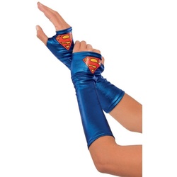 Rubie ́s Kostüm Supergirl Armstulpen, Original lizenziertes DC-Comics Accessoire blau