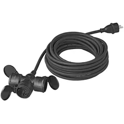 ProPlus 373561DE Schuko Steckdose Verteiler 3-fach 10m 3x2,5 mm2 Verlängerungskabel