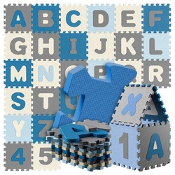 Spielwerk Puzzlematte blau