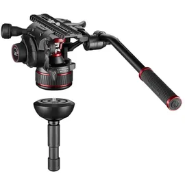 Manfrotto Nitrotech 612 Aluminium Video-Stativ mit Mittelspinne