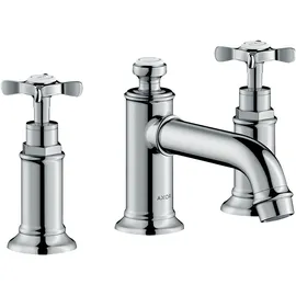 Hansgrohe Montreux 3-Loch Waschtischarmatur Edelstahl Optic