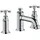 Hansgrohe Montreux 3-Loch Waschtischarmatur Edelstahl Optic