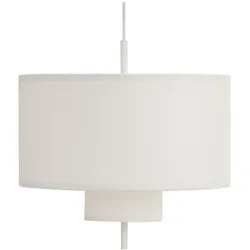 New Works - Margin Pendelleuchte Ø50 White Canvas - cm