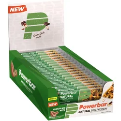 Powerbar Natural Protein Chocolate Nuts 18x40g - Veganer Protein Riegel EINHEITSFARBE 18 x 40 g