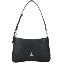 Patrizia Pepe Tris Schultertasche Leder 28.5 cm  schwarz
