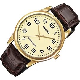 Casio Collection MTP-V001GL-9BUDF Herrenuhr - Gold/Braun