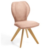 Niehoff Sitzmöbel Colorado Trend-Line Design-Stuhl Eichen/Polyester - 180° drehbar Nirvana beige