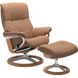 Stressless "Mayfair", mit Signature Base, Größe S, M & L, Gestell Eiche braun 79 cm x 102 cm x 44 cm