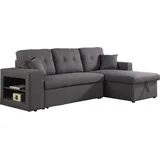 Habitat et Jardin Ecksofa reversibel mit Schlaffunktion Axel - 3-Sitzer - Grau