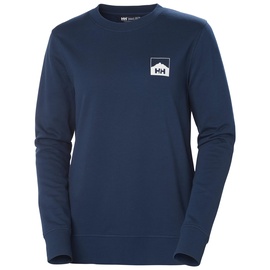 HELLY HANSEN W Nord Graphic Sweatshirt, Ocean, XL