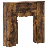 vidaXL Kaminumrandung Raucheiche 93 x 20 x 89 cm Holzwerkstoff - Braun