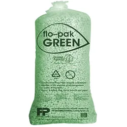 400 Liter DAS ORIGINAL BIO Flo-Pak Grün Verpackungschips Füllmaterial