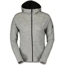 Scott Commuter Merino Reißverschlusspullover - Grey Melange - M