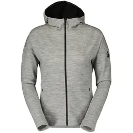 Scott Commuter Merino Reißverschlusspullover - Grey Melange - M