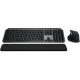 Logitech MX Keys S Combo for Mac, kabellose Tastatur/Maus mit Handballenauflage, beleuchtete Tastatur, schnellscrollende Maus, Bluetooth USB C für MacBook Pro/MacBook Air/iMac/iPad