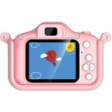 Kinderkamera, Kinder-Digitalkamera, Kinder-HD-Digitalvideokamera für 3–12 Jahre Mädchen und , tragbarer Kinder-Fotorecorder mit Augenschutz, Kinder-Lernkamera, HD-Kamera für Kinder