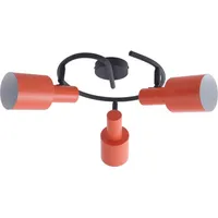 LINDBY Ovelia 3-flg. rund orange/schwarz