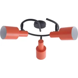 LINDBY Ovelia 3-flg. rund orange/schwarz